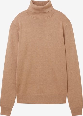 TOM TAILOR Sweater in Brown: front