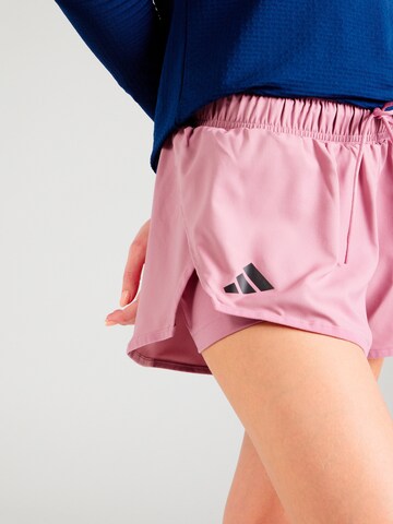 ADIDAS PERFORMANCE Regular Workout Pants 'Club' in Purple