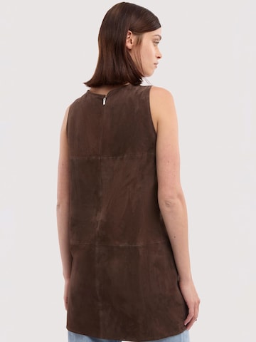 Trussardi - Top en marrón