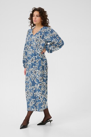 Kaffe Jurk 'Dahlia' in Blauw