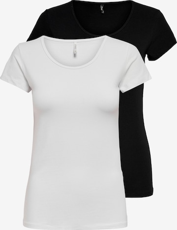 T-shirt 'Love' ONLY en noir : devant