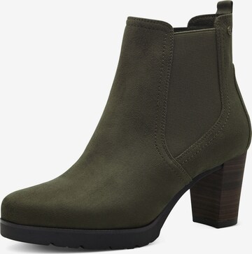 TAMARIS Chelsea boots in Groen: voorkant