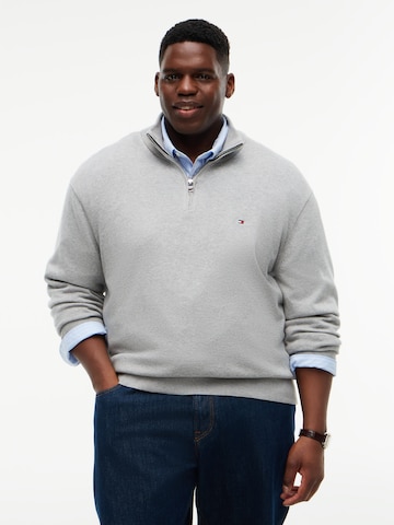 Pull-over Tommy Hilfiger Big & Tall en gris : devant