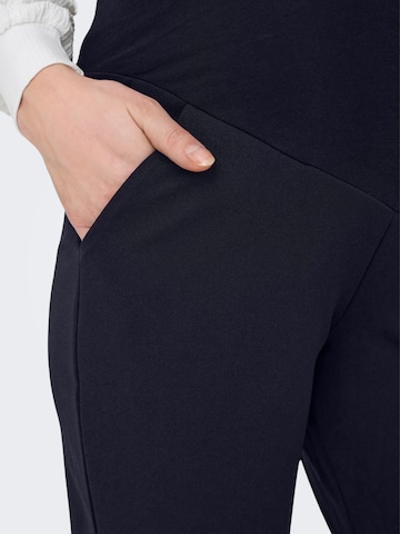 Only Maternity - Pierna ancha Pantalón en azul