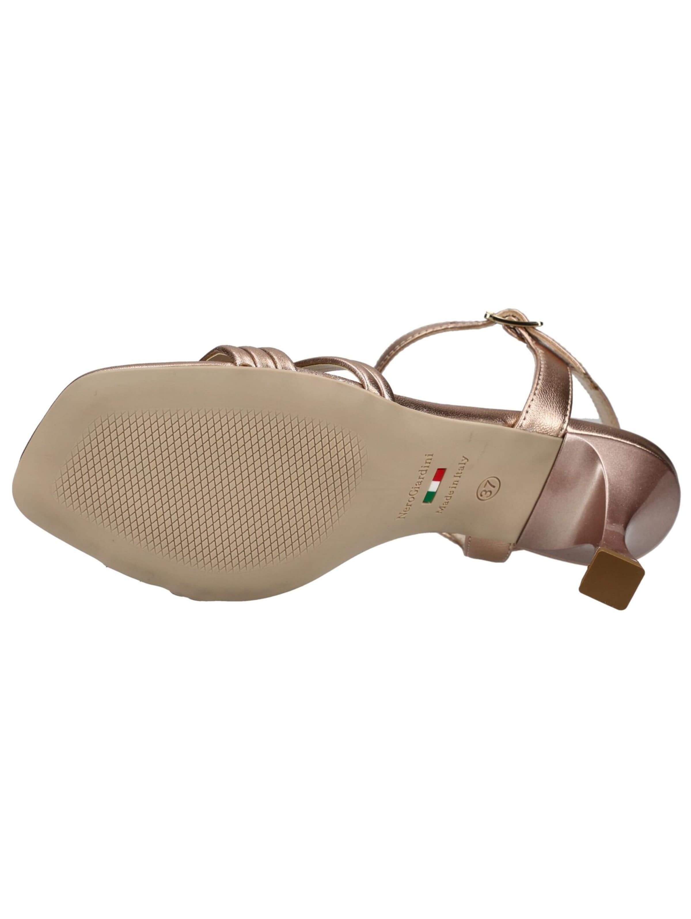 Sandales à lanières Nero Giardini en or