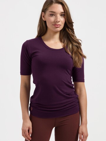 Urban Goddess Yoga & Activewear Sports Top 'Kami Yoga Tee' in Purple