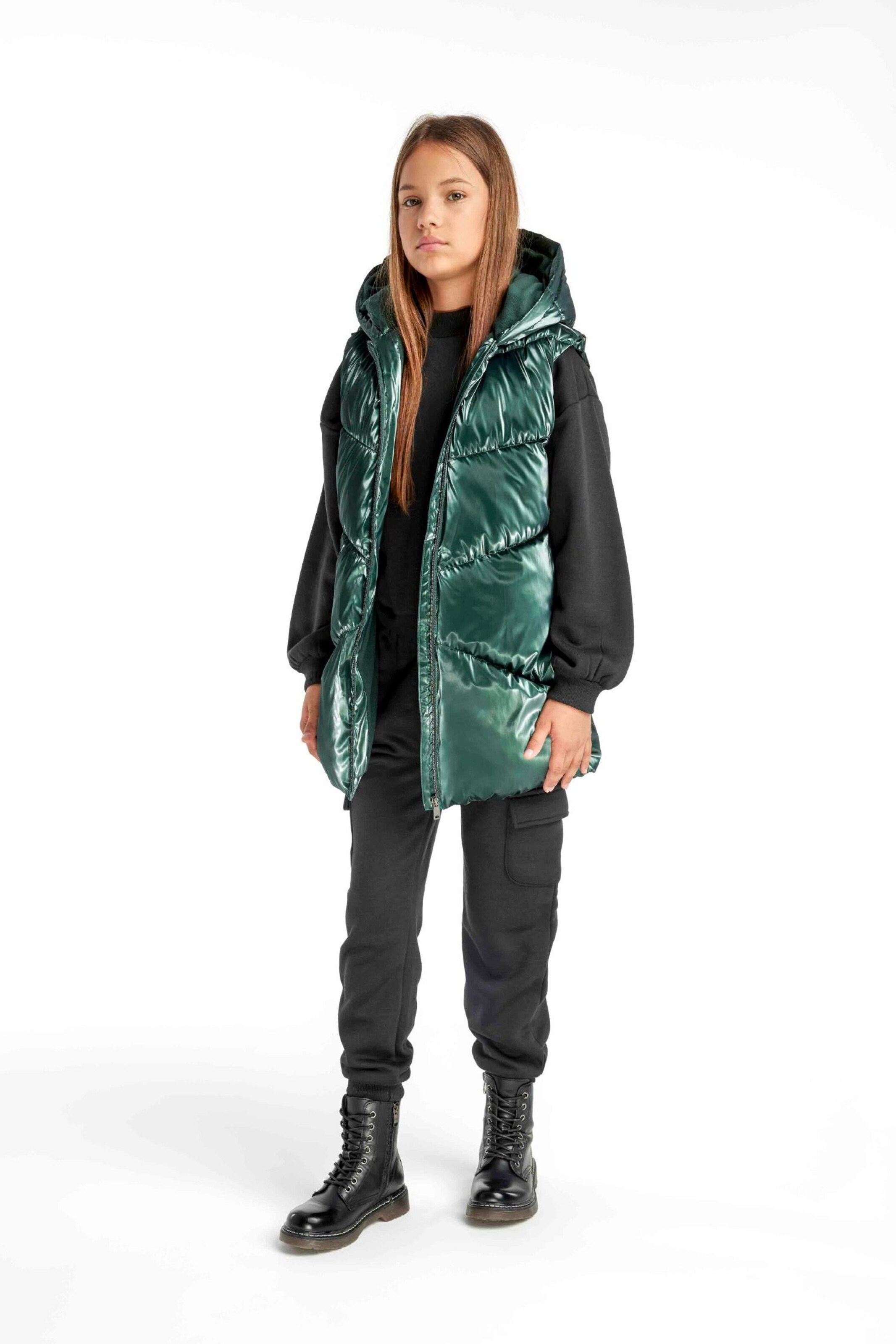 MINOTI Vest, värv roheline: eest vaates