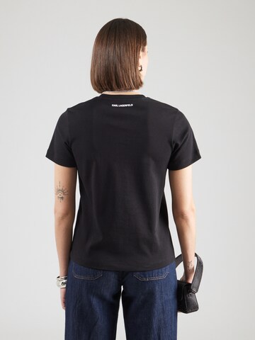 Karl Lagerfeld Shirt 'SUNGLASSES' in Black