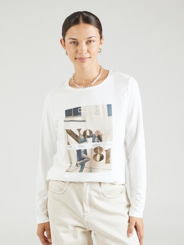 T-shirt 'NUMBER' Key Largo en blanc : devant