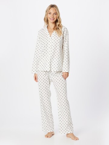 Pijama de la BeckSöndergaard pe alb: față