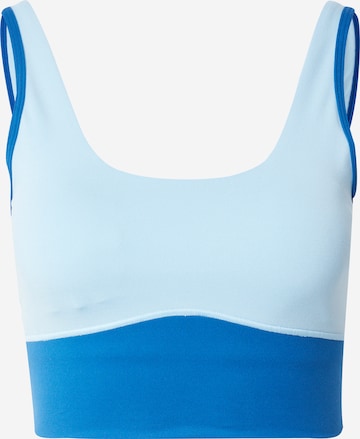 UNDER ARMOUR - Bustier Top deportivo en azul: frente