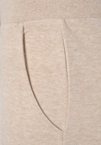 BENCH Tapered Pajama Pants in Beige