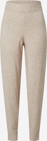 Effilé Pantalon 'Bevan' EDITED en beige : devant