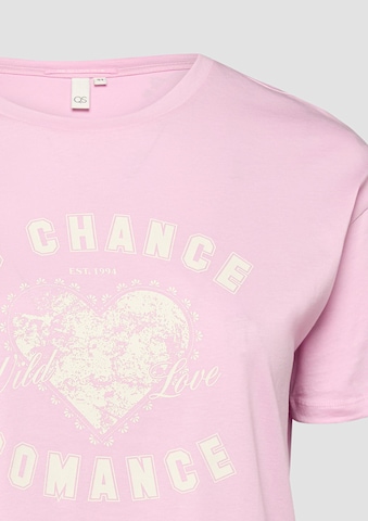 T-shirt QS en rose