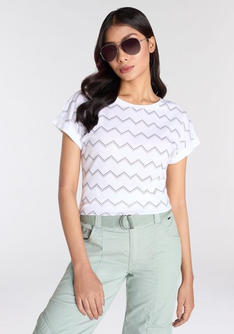 KangaROOS Shirt in White: front