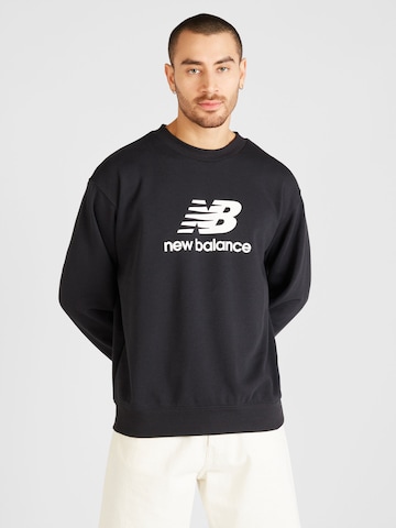 new balance Sweatshirt i svart: framsida