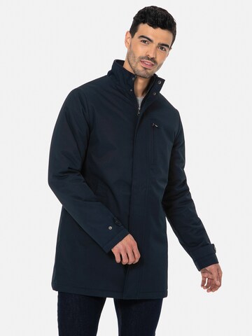 Threadbare Tussenparka 'Broxburn' in Blauw: voorkant