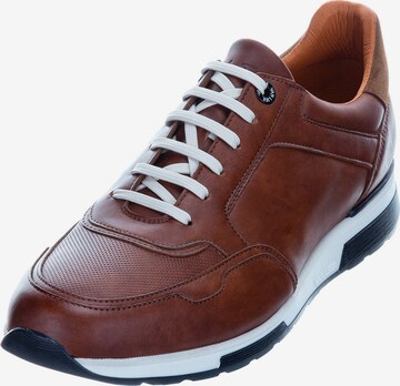 VANLIER Sneakers 'Positano' in Brown: front