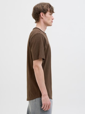 T-Shirt 'Basher' JACK & JONES en marron