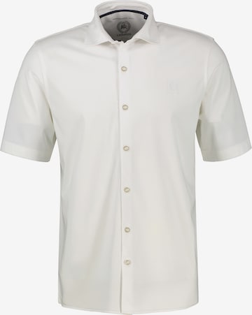 LERROS 1/2 Hemd mit COOL & DRY Funktion, grosse Größen in Weiß: Vorderseite