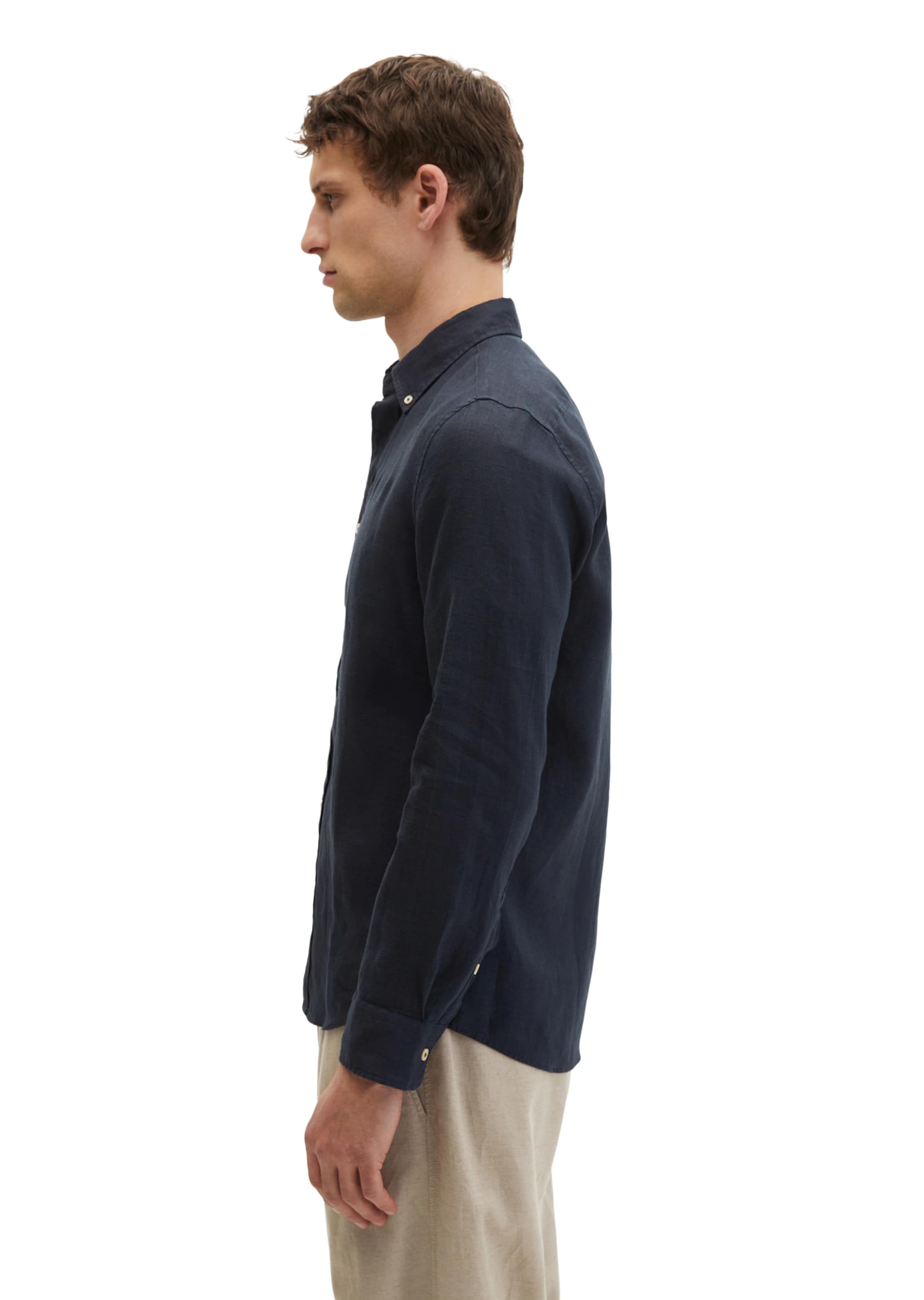 Marc O'Polo Regular fit Overhemd in Blauw