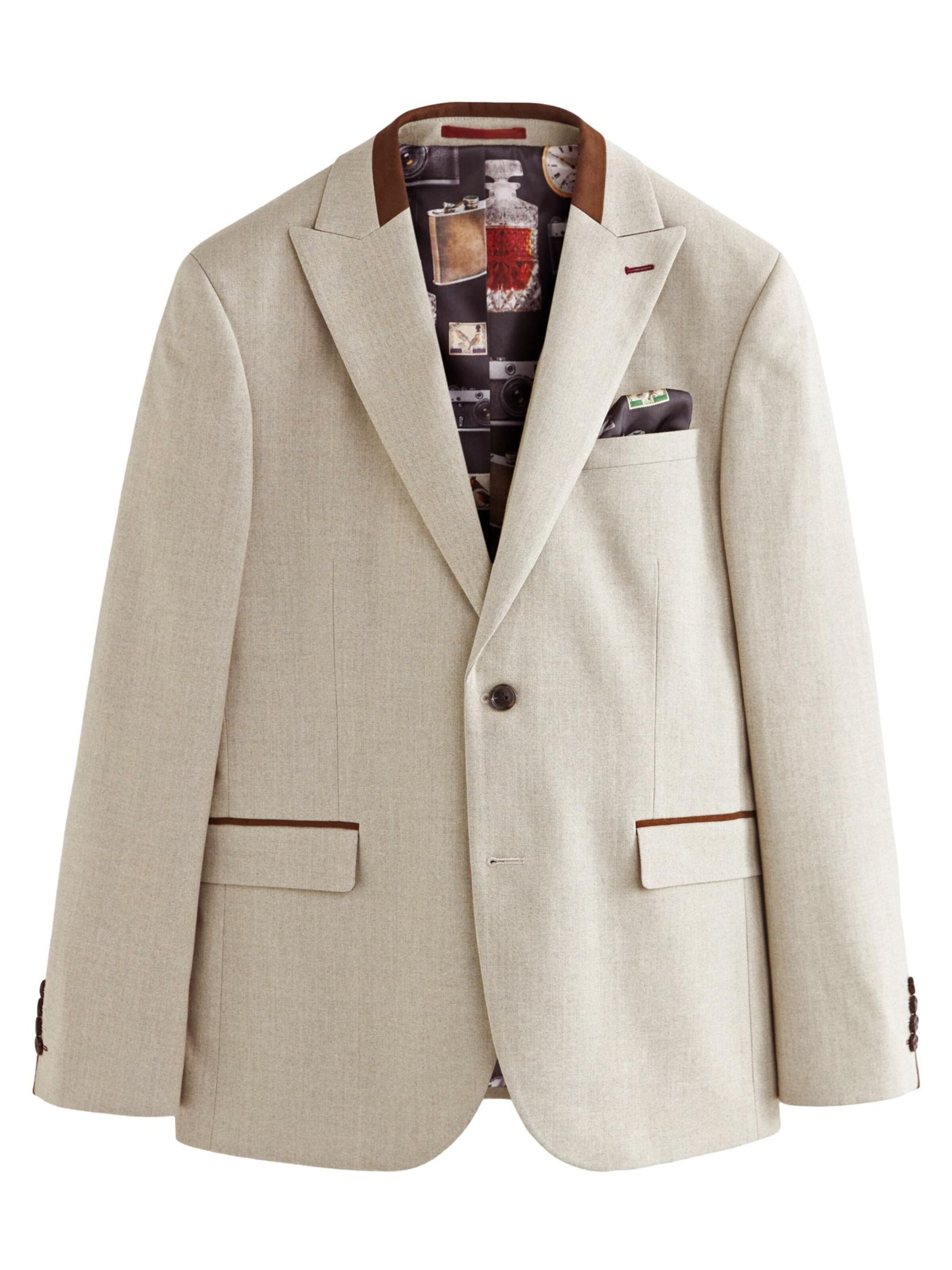 Next Sakko in Beige: Vorderseite