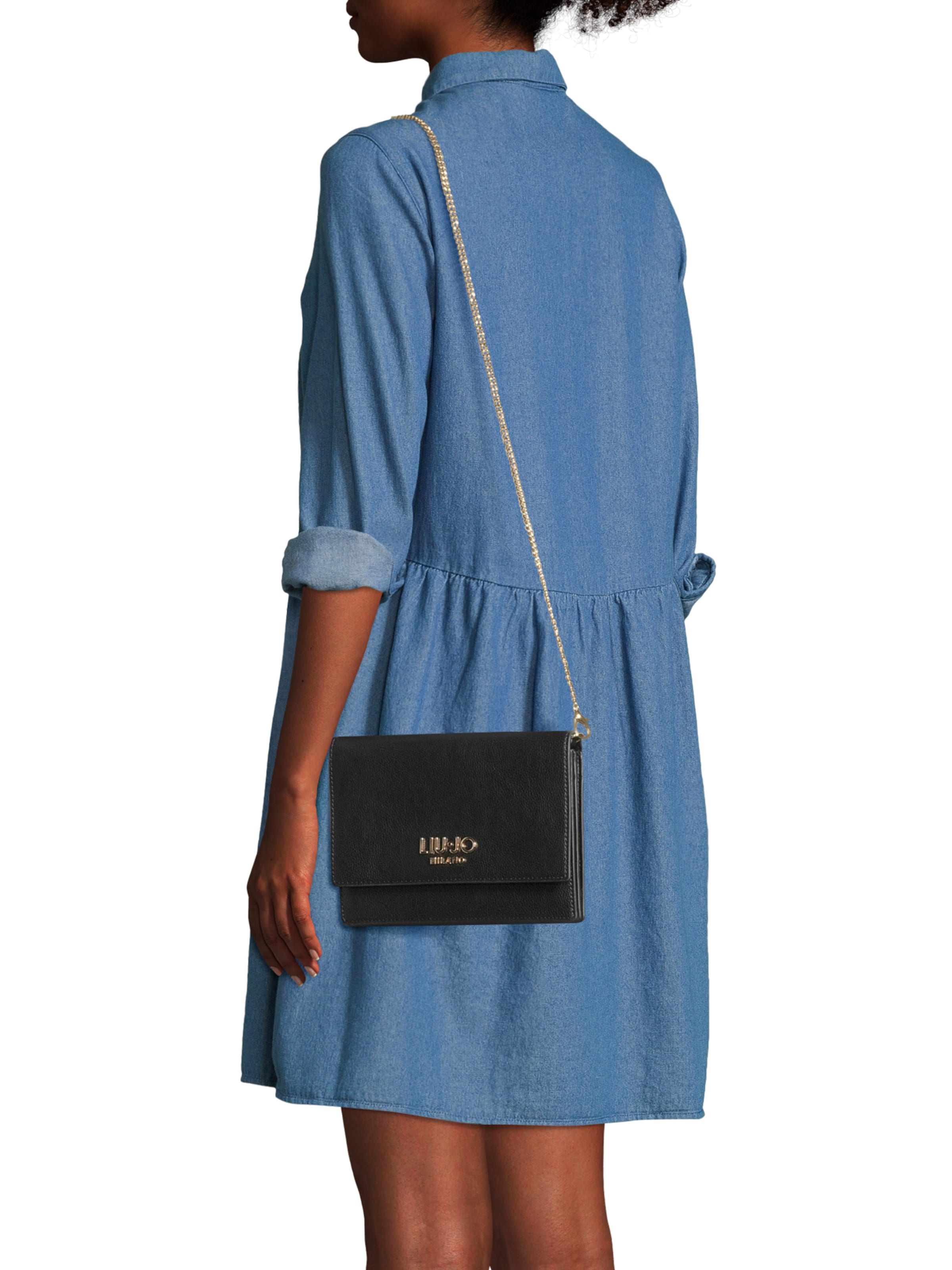 Liu Jo Κλατς σε μαύρο: μπροστά