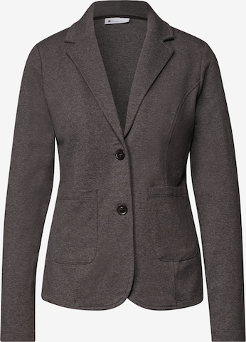 STREET ONE Basic Blazer in Unifarbe in Braun: Vorderseite