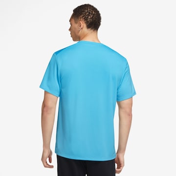 NIKE Sportshirt 'Miler' in Blau