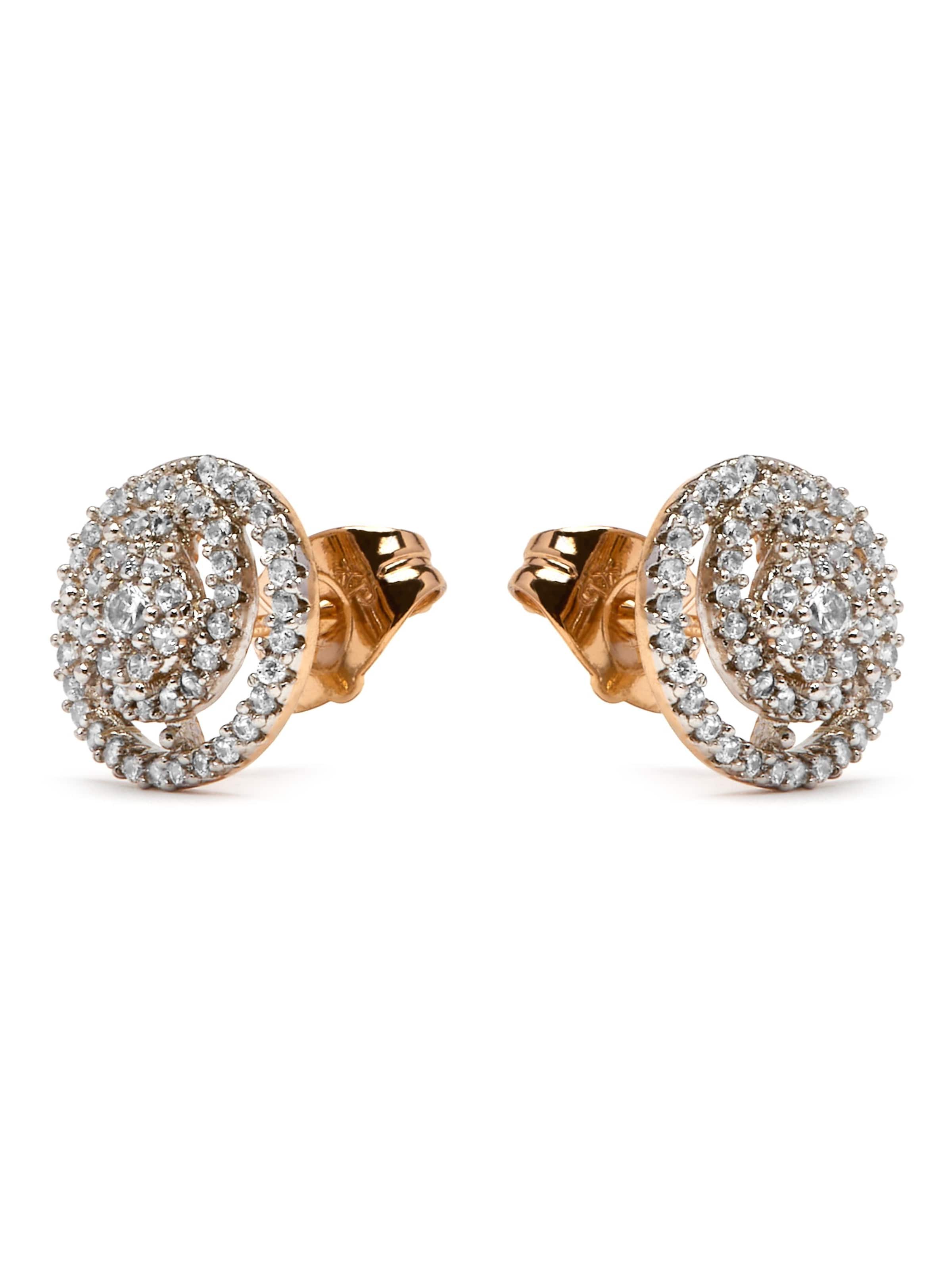 Luxenter Øreringe 'Isenva' i guld: forside