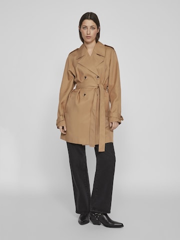 VILA Between-Seasons Coat in Brown