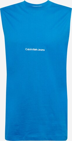 Calvin Klein Jeans Koszulka w kolorze niebieski: przód