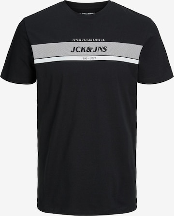 JACK & JONES Tričko 'ALEX' – černá: přední strana