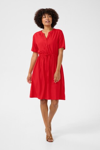 Robe-chemise 'CRTiah' Cream en rouge