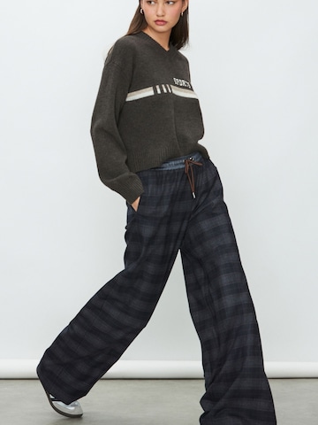 Next Wide Leg Hose in Blau