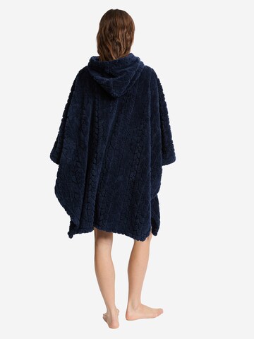 ETAM Badeponcho 'Mund' in Blau
