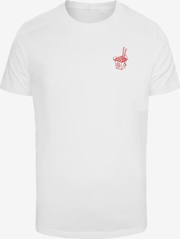 Mister Tee Shirt 'Best Noodles' in White: front