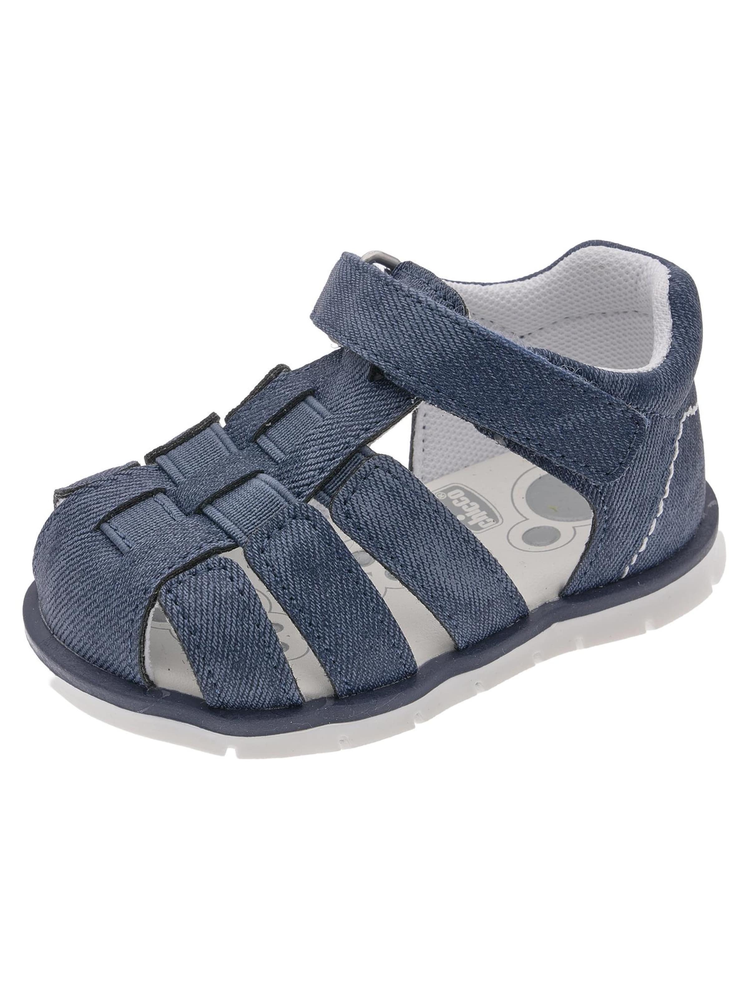 Chicco Nyitott cipők 'Flake' - kék: elől