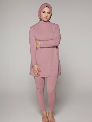 SIYA Swimwear Badpak 'South – Covered - Burkini/Modest' in Roze: voorkant