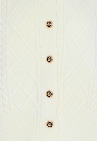 Cardigan aleva en blanc