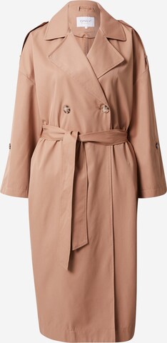 Manteau mi-saison 'HEATHER' ONLY en marron : devant