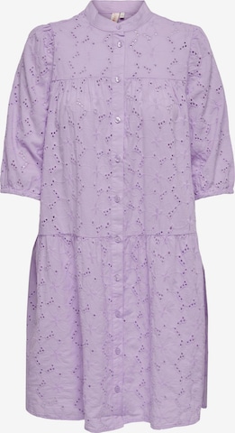 Robe-chemise 'Nyla' ONLY en violet : devant