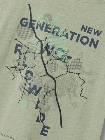 NAME IT Shirt 'KENDJO' in Green
