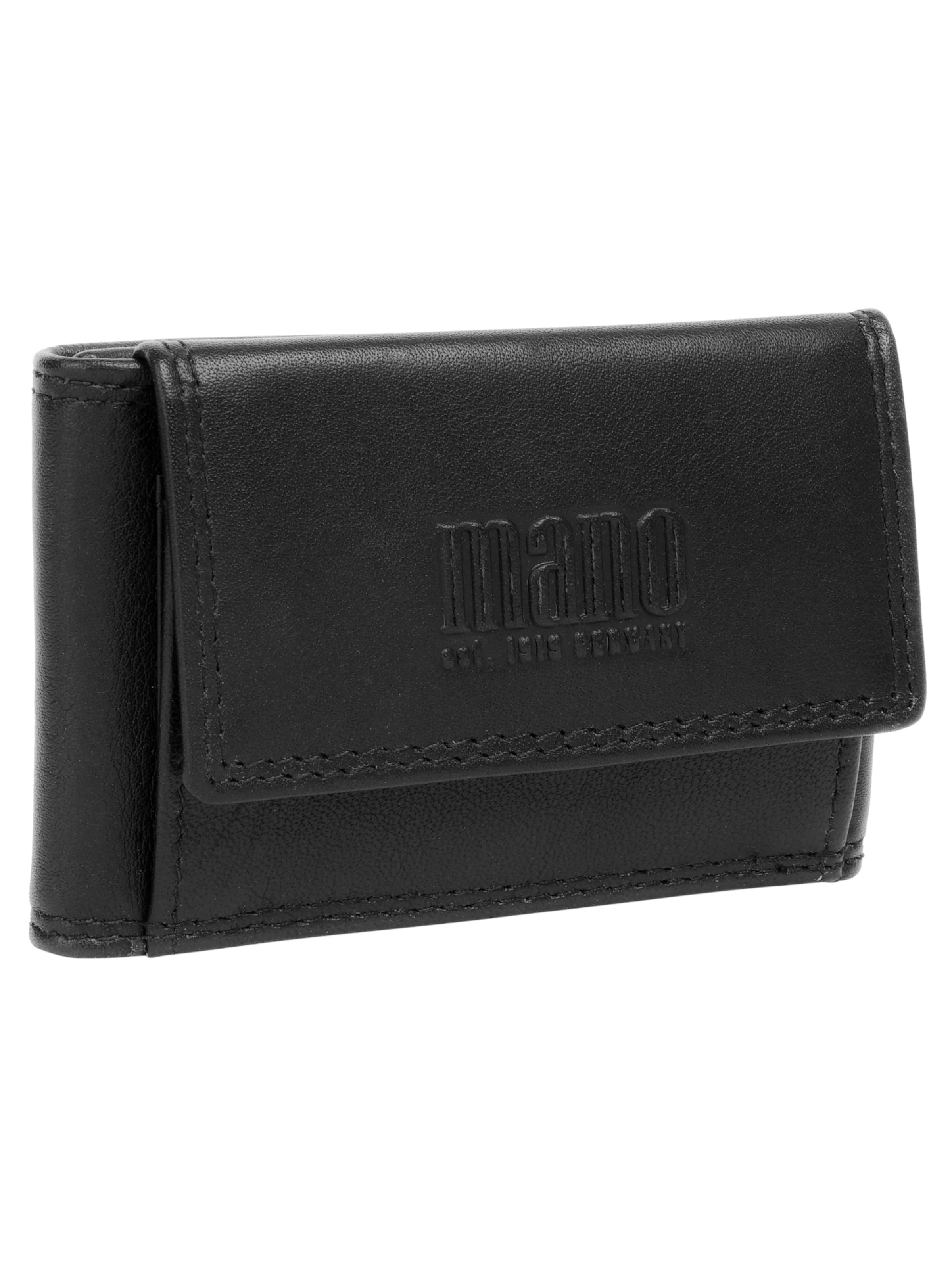 mano Wallet 'SUTURA' in Black
