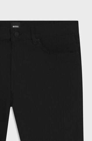 BOSS Slim fit Pants 'Delaware' in Black