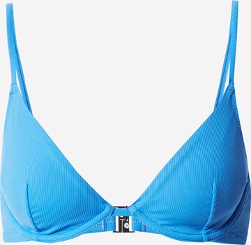 Lindex Trikotni nedrčki Bikini zgornji del | modra barva: sprednja stran