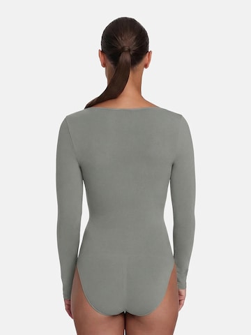 cfab Shapingbody 'Bodysuit Sculpting Shapewear Longsleeve mit Slip' i grå