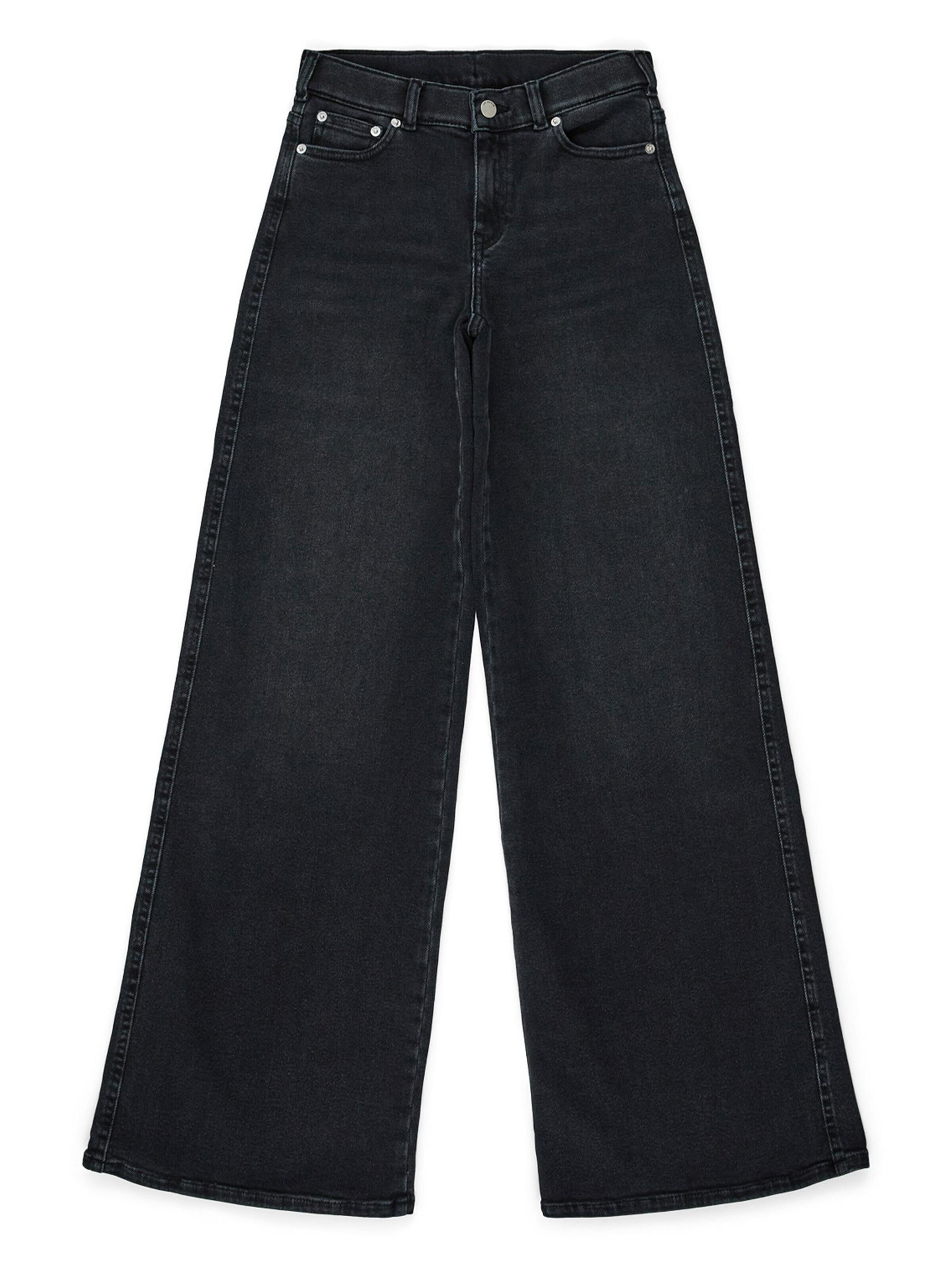 Dr. Denim Jeans 'Zila Mid Wide' in 29/32 in schwarz, Produktansicht