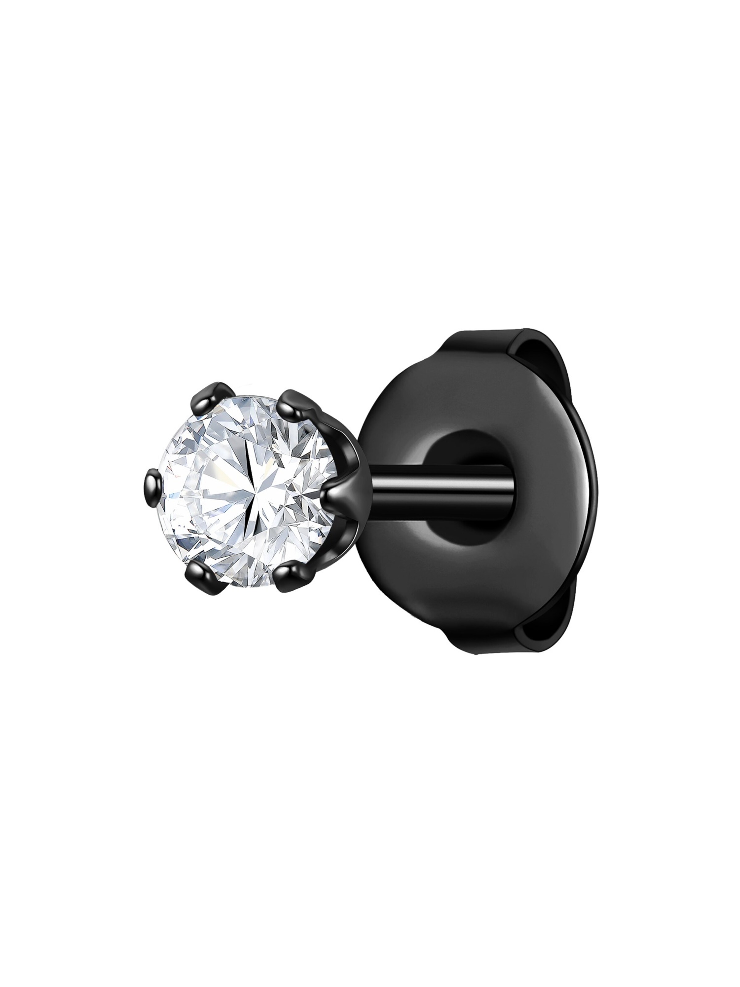 True Rebels Earring in Black: front