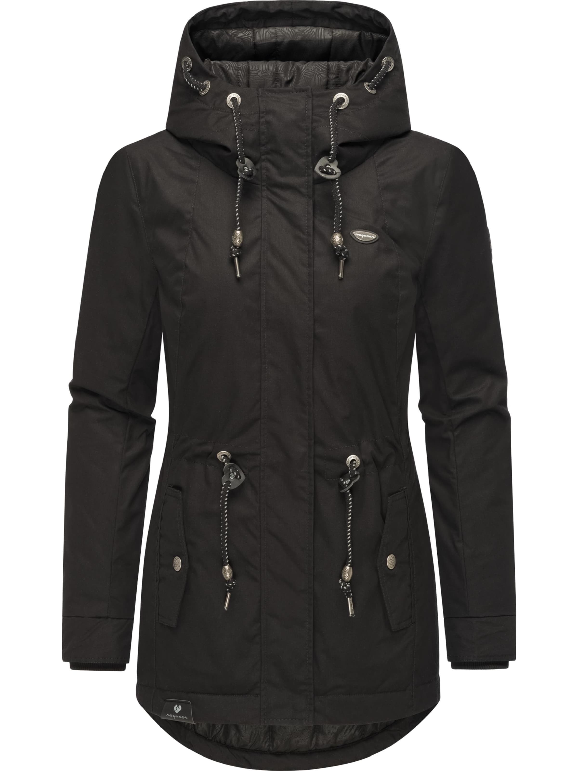 Ragwear Zimná parka 'Monadis' - Čierna